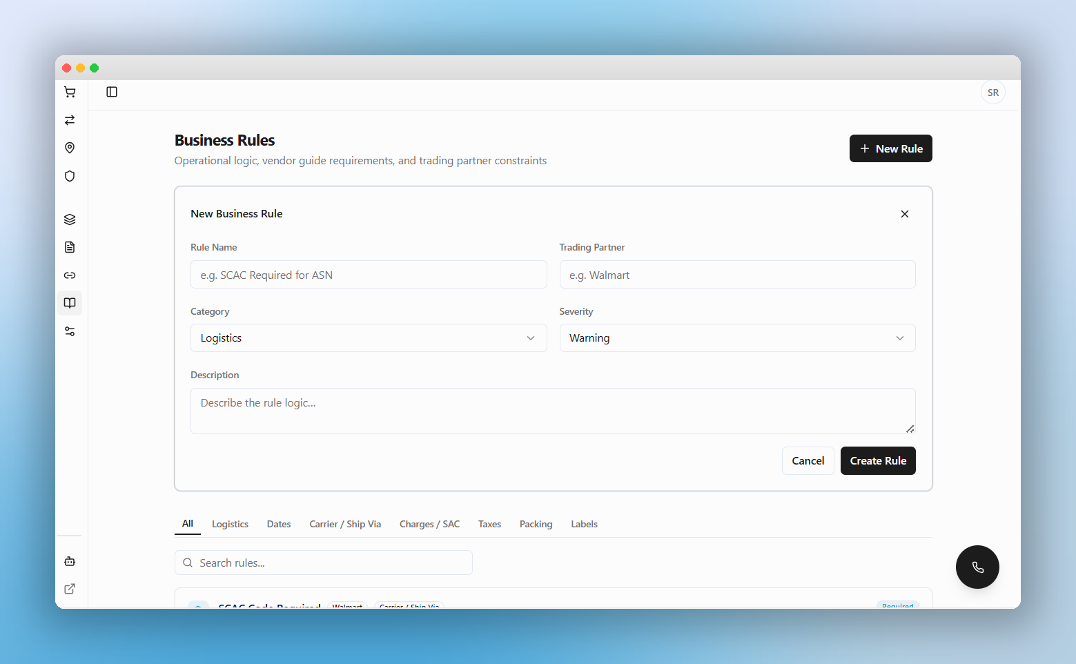Business Rule Creation for Retailer Compliance Business Rule Creation for Retailer Compliance